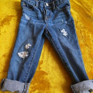 Toddler distressed jeans